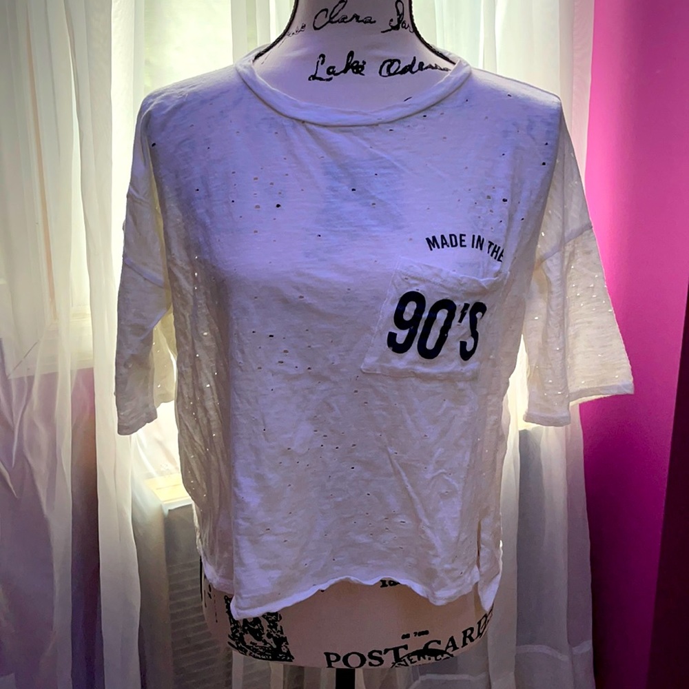 “Made in the 90s” Crop Top Shirt